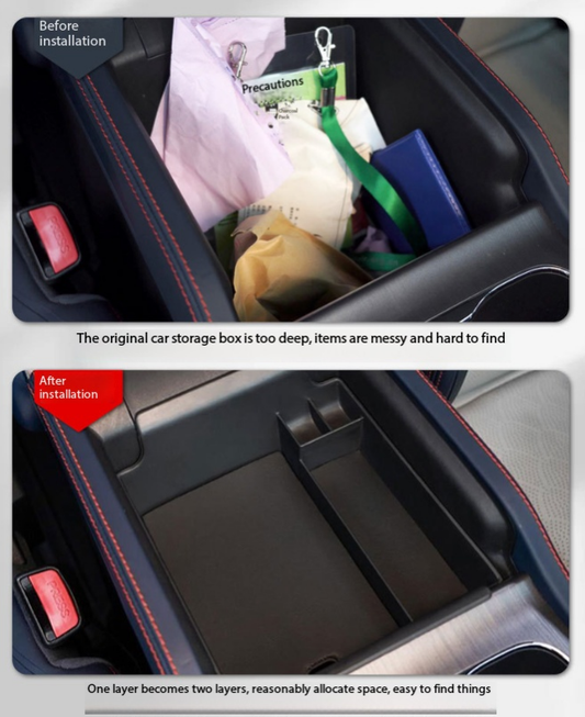 Suitable for BYD car center console storage box ATTO3 modification armrest storage box products