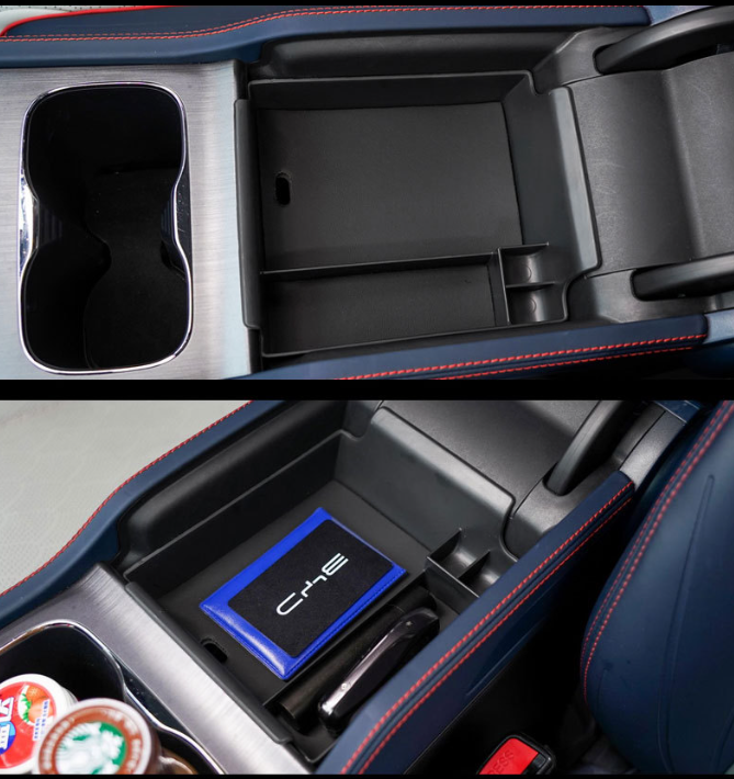Suitable for BYD car center console storage box ATTO3 modification armrest storage box products