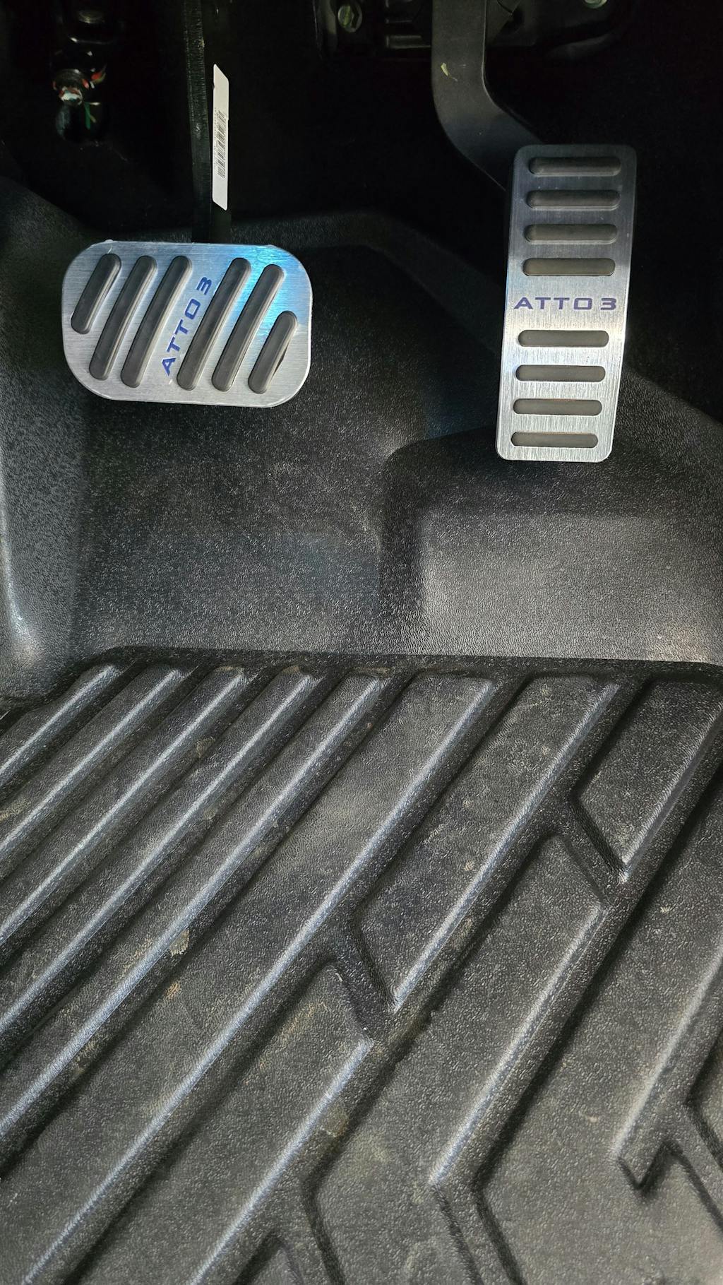 Brushed Aluminum Anti-Slip Pedal for BYD