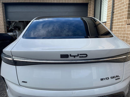 Rear Bumper Glossy Black Badges LOGO for BYD