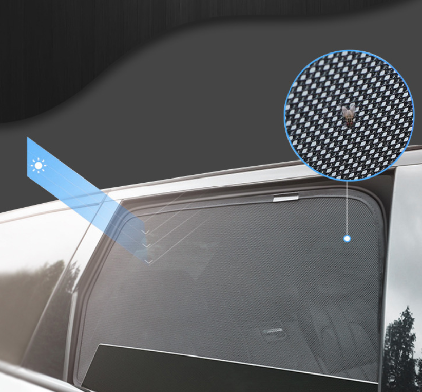 Suitable for BYD ATTO3 car window sunshade, sun protection, heat insulation, magnetic mesh sunshade.