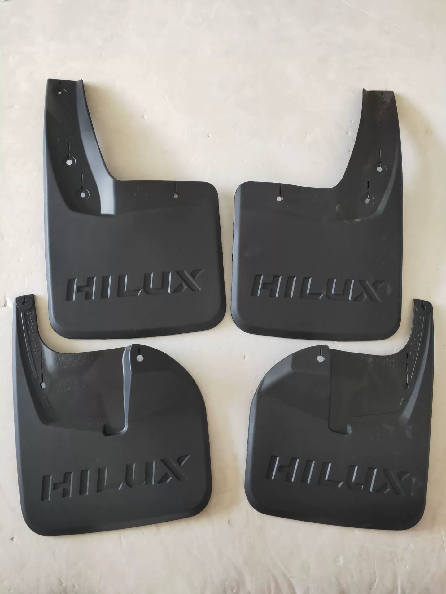 4PCS Front and Rear Mud Flaps Splash Guards for Toyota Hilux Vigo Revo 4WD 2015–2023