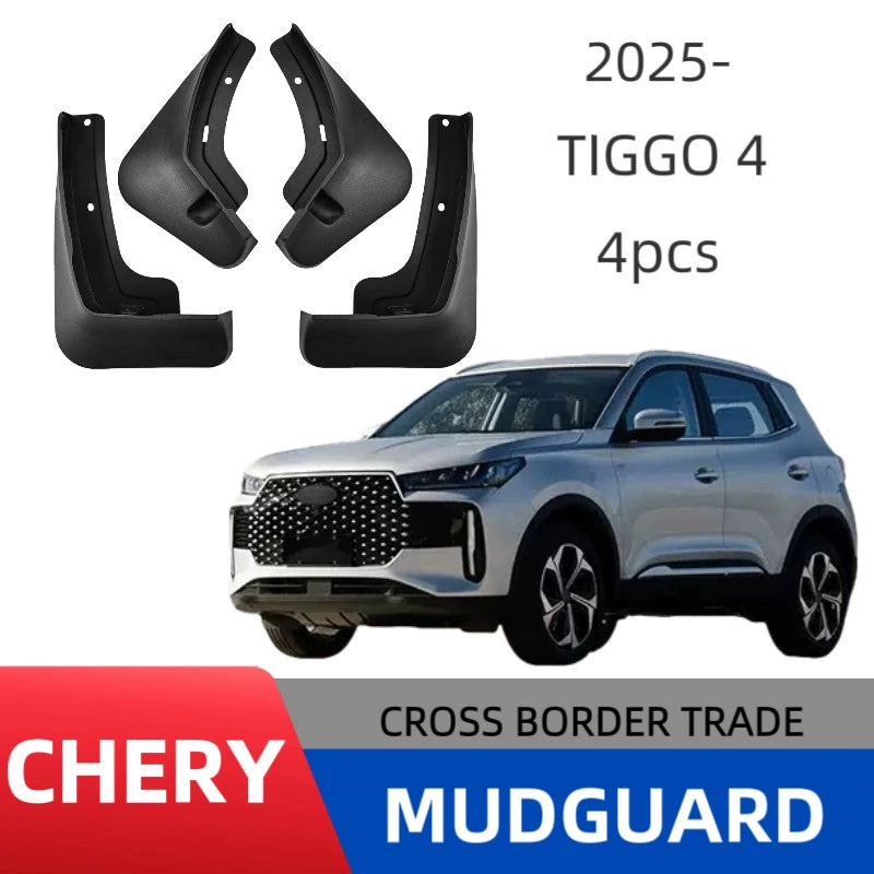 4Pcs Car Mud Flaps Splash Guards Fender Mudguards for Chery Tiggo 4 Pro 2025