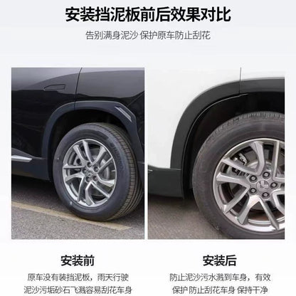2Pcs Rear Door Inner Mud Guards Splash Shields for Beijing BJ40 2024-2026