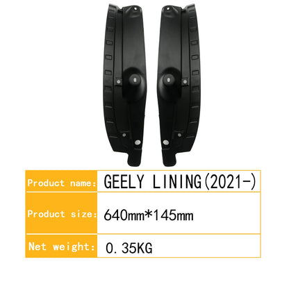 2Pcs Rear Door Inner Mud Guards Splash Shields for Geely Xingyue L Monjaro with Clips