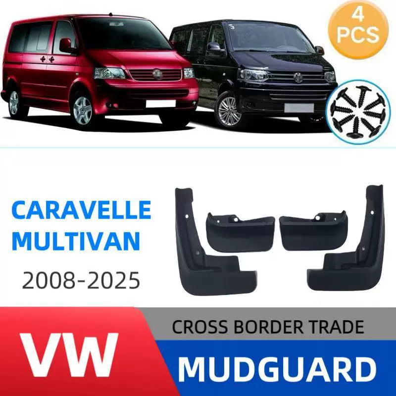 4Pcs Car Mud Flaps Splash Guards Fender Mudguards for VW Caravelle Multivan T5 T6 T7 2008-2025