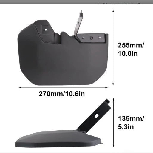 2PCS Front Mud Flaps with Brackets for Ford Transit MK8 T8 – OE 1820756 1820757