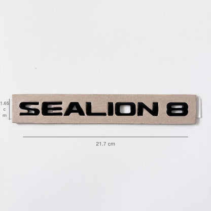 Rear Bumper Glossy Black Badges LOGO for BYD