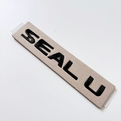 Rear Bumper Glossy Black Badges LOGO for BYD